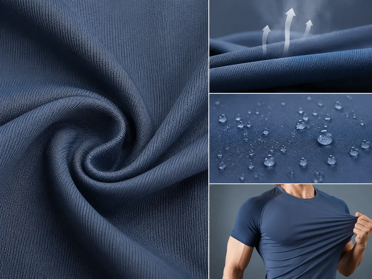 Moisture Wicking Stretch Fabric